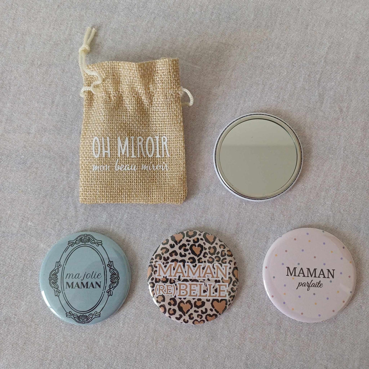 Miroir de poche Maman