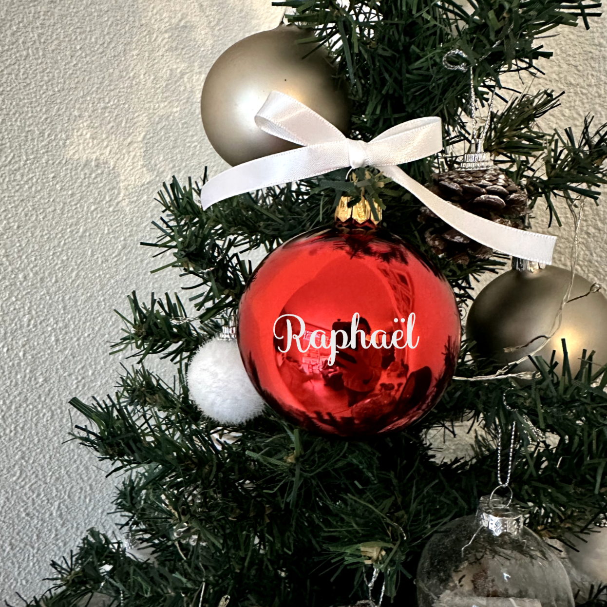 Boule de Noël en verre