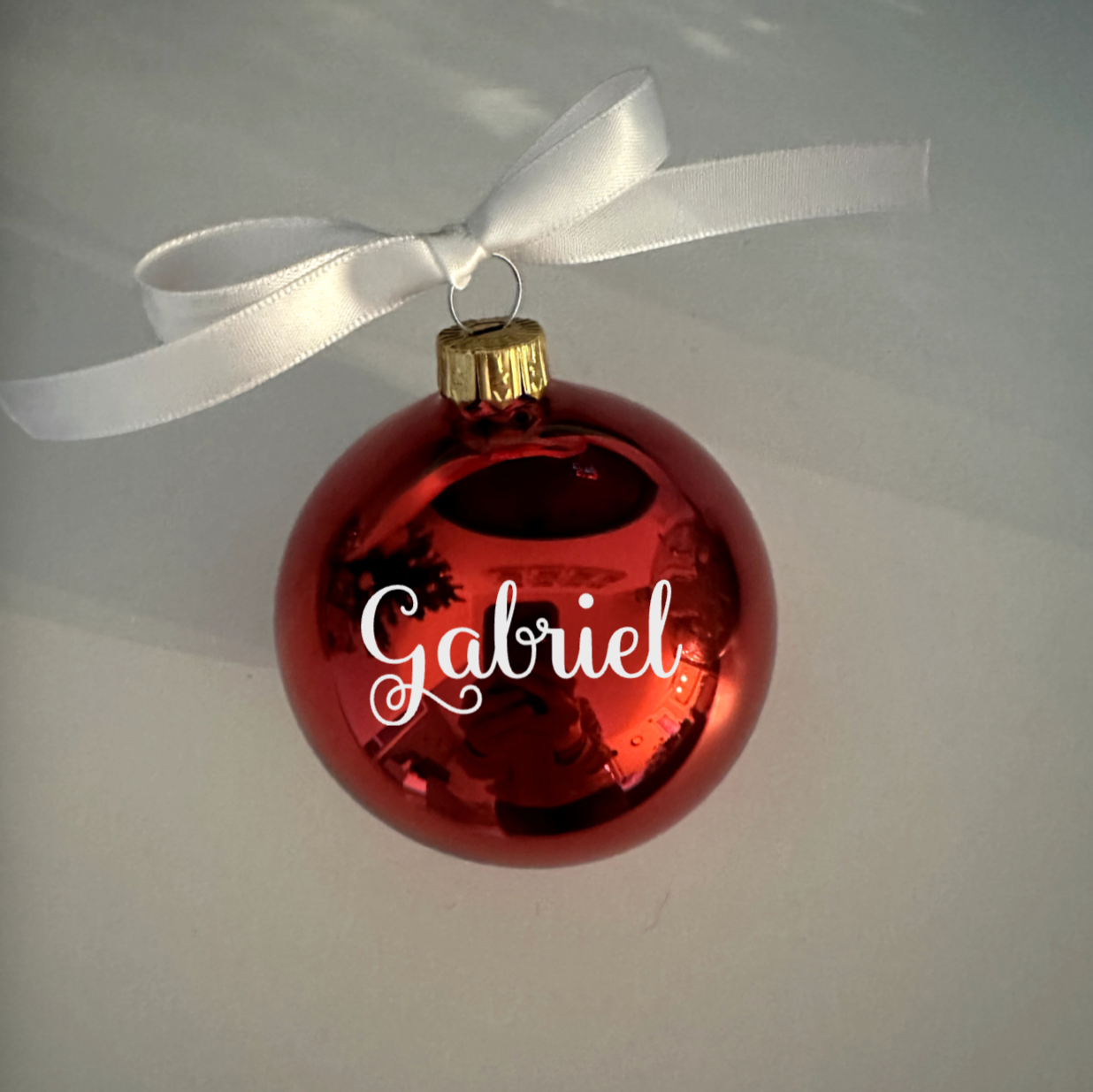 Boule de Noël en verre