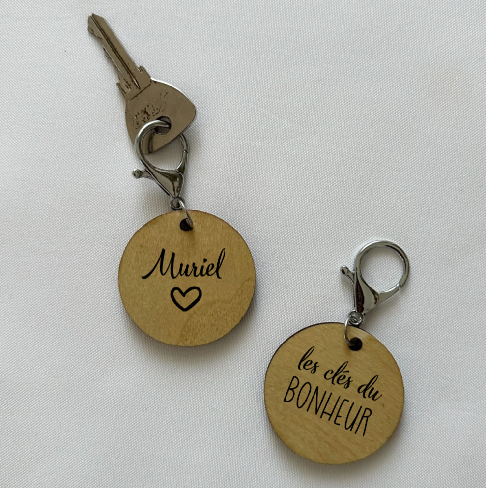 Porte-clés en bois
