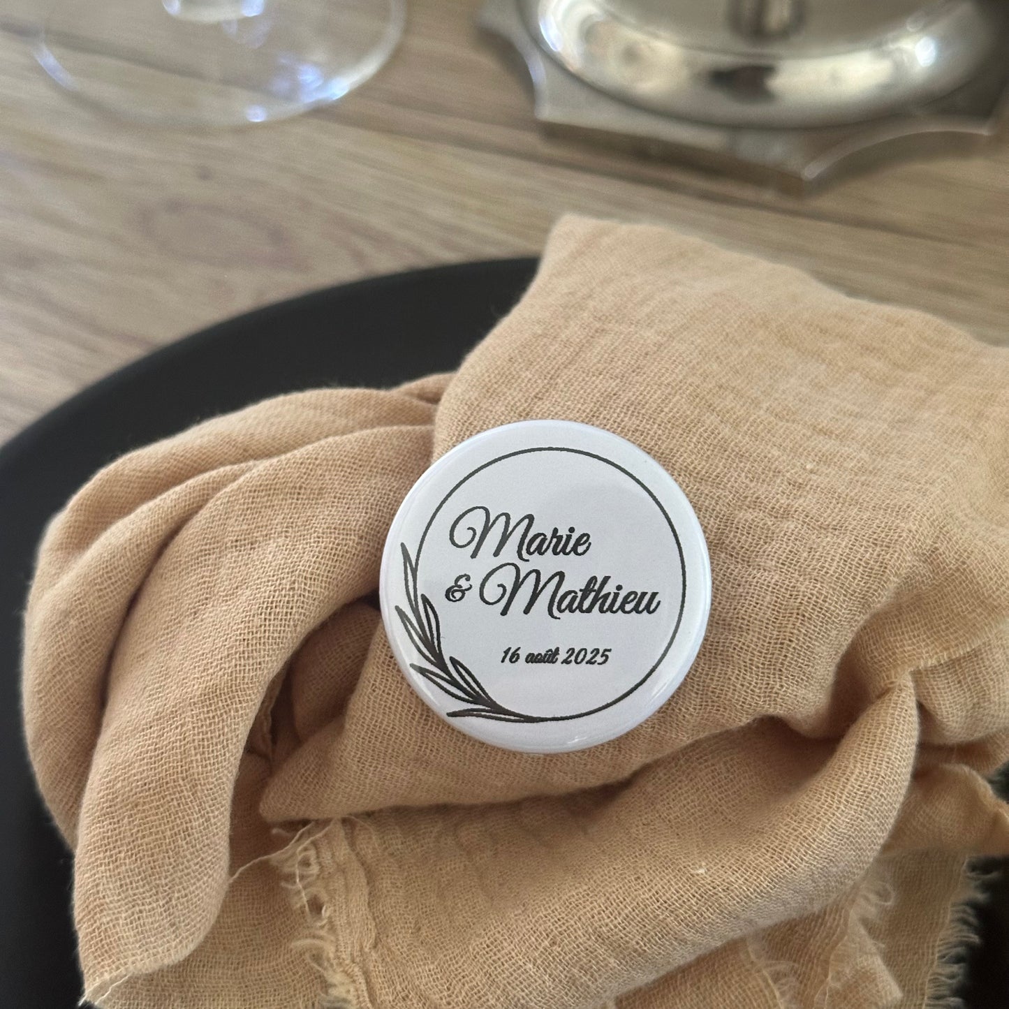 Badges mariage