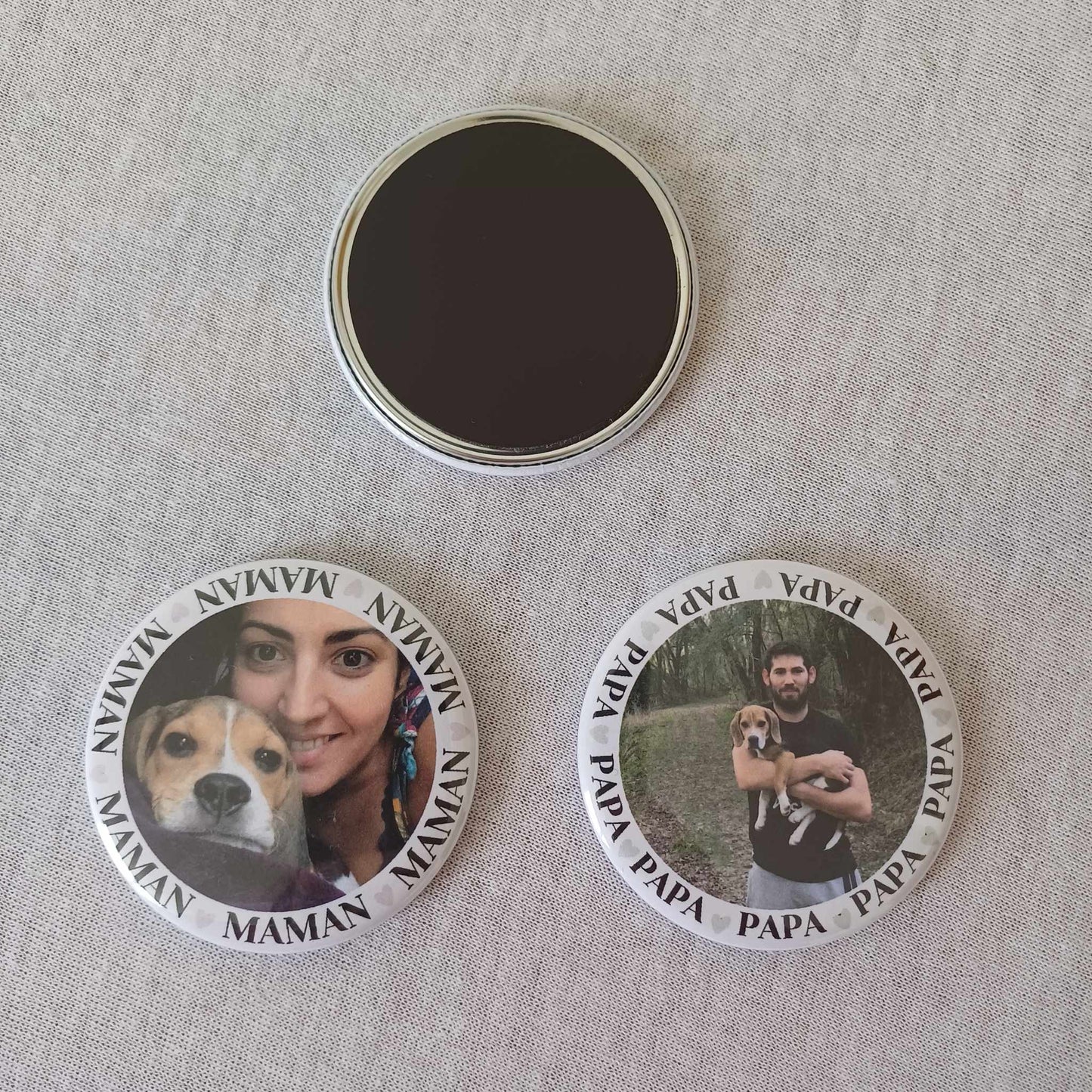 Magnet frigo Maman / Papa