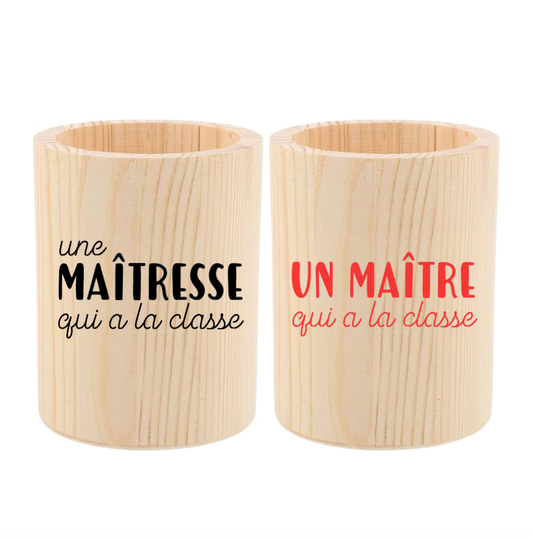 Pot à crayons Maître / Maîtresse