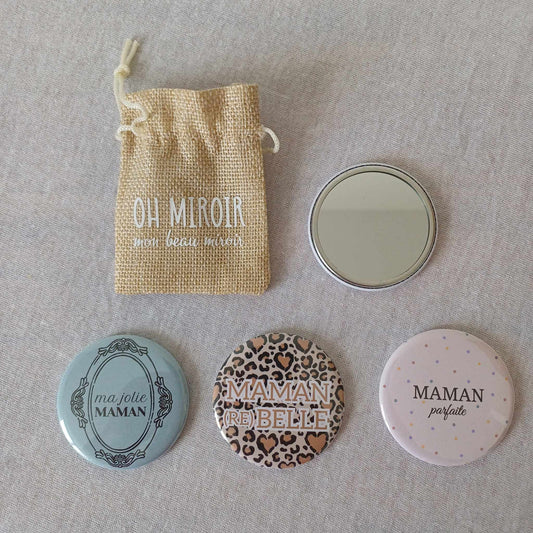 Miroir de poche Maman