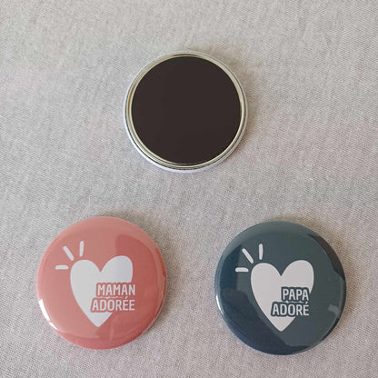 Magnet frigo Maman / Papa
