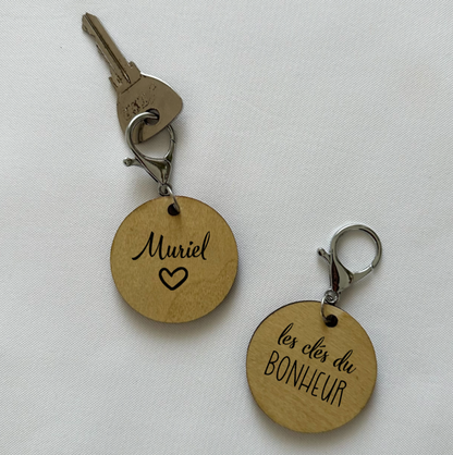 Porte-clés en bois