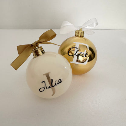 Boule de Noël en plastique