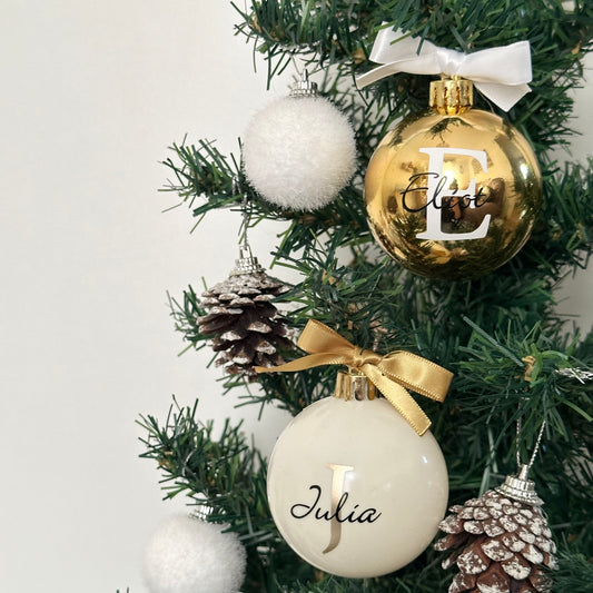 Boule de Noël en plastique