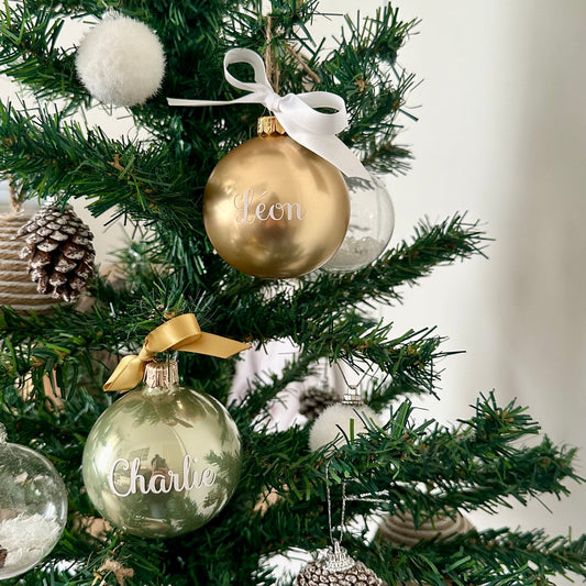 Boule de Noël en verre