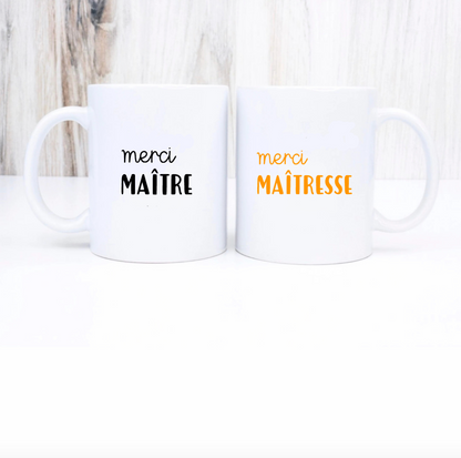 Mug Maître / Maîtresse