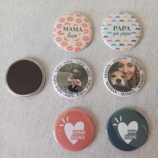 Magnet frigo Maman / Papa