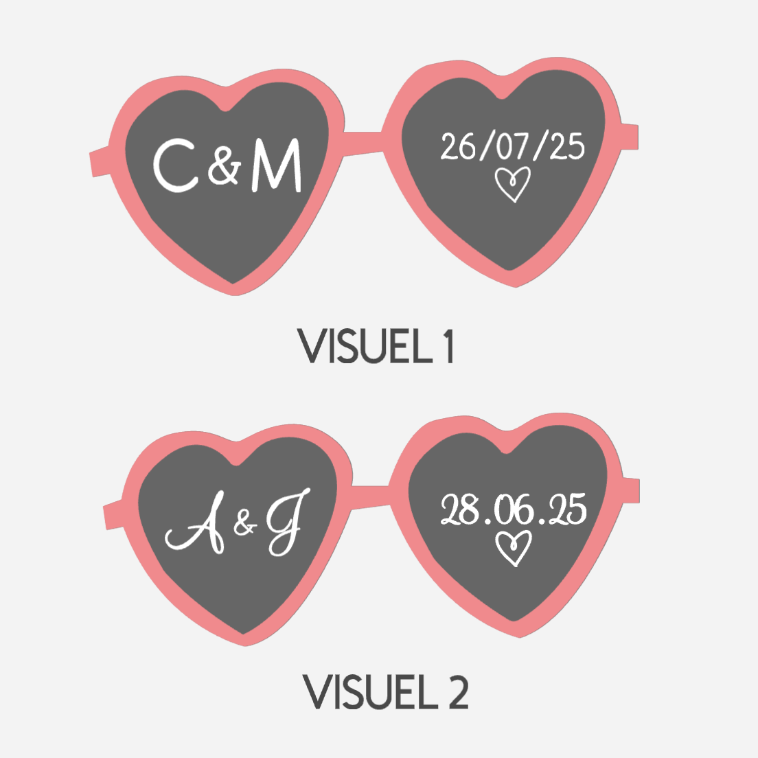 Lunettes mariage